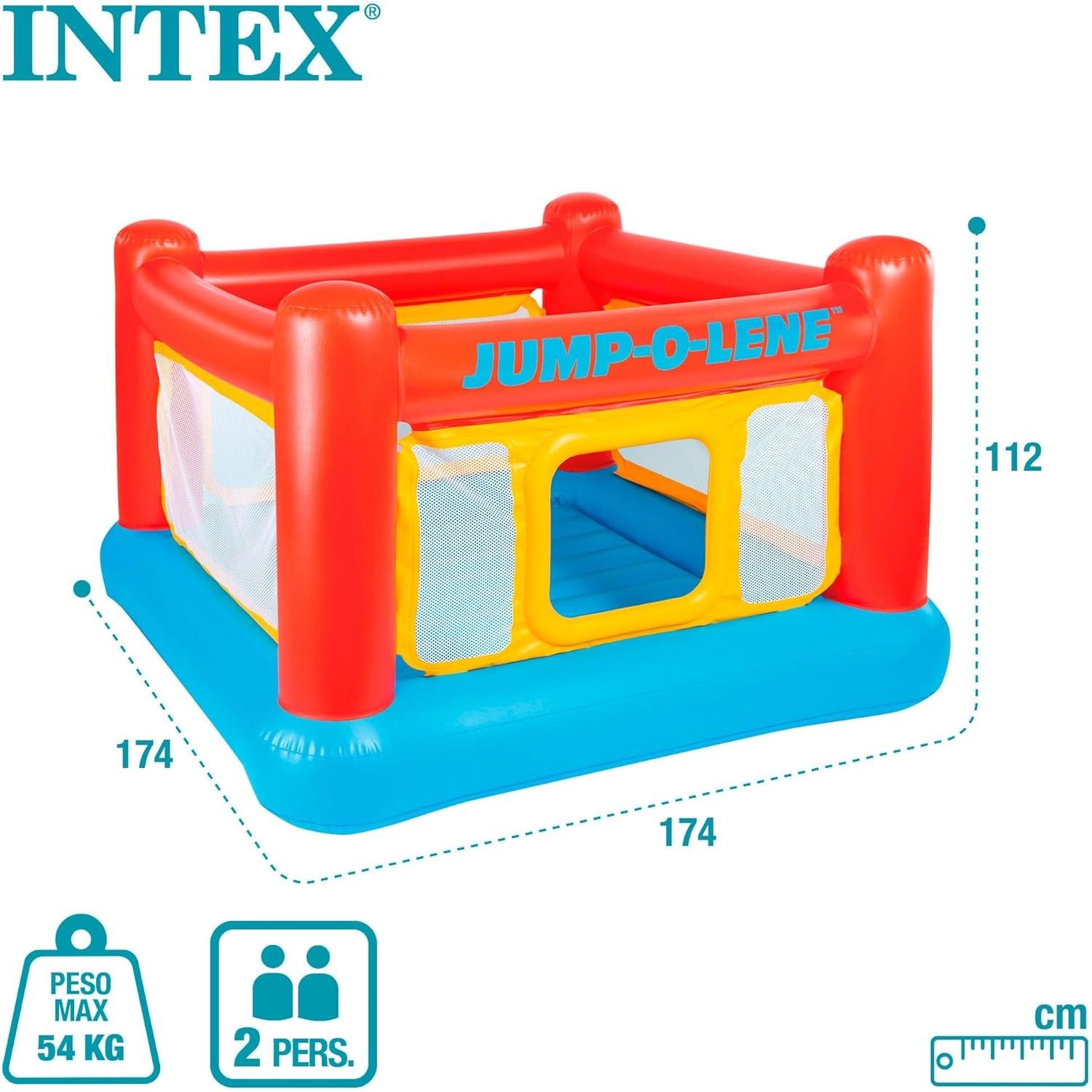 Intex 48260NP Playhouse Jump-O-Lene 174cm x 174cm x 112cm