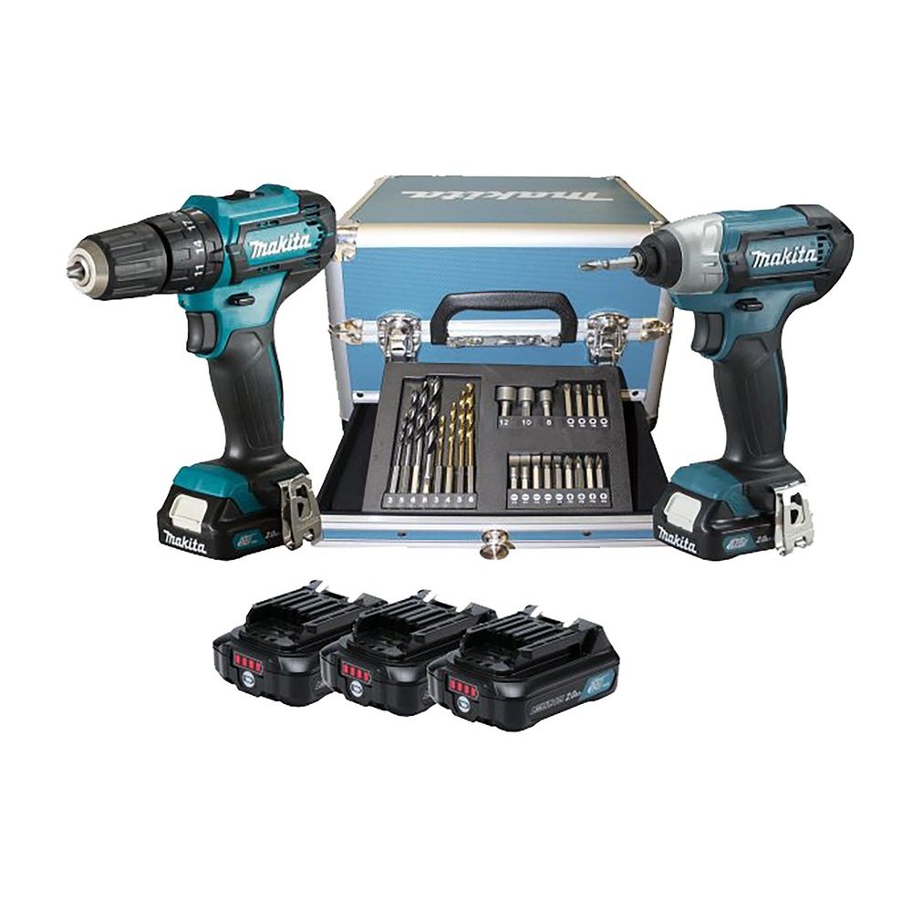 Makita Combo Kit CXT 12Vmax CLX228SAX2 – Set Trapano + Avvitatore + Batterie