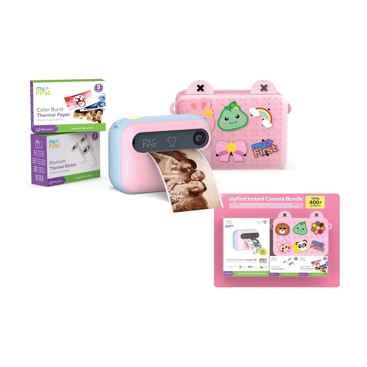 MYFIRST INSTA20 BUNDLE con 6 Rotoli di Carta e Borsa