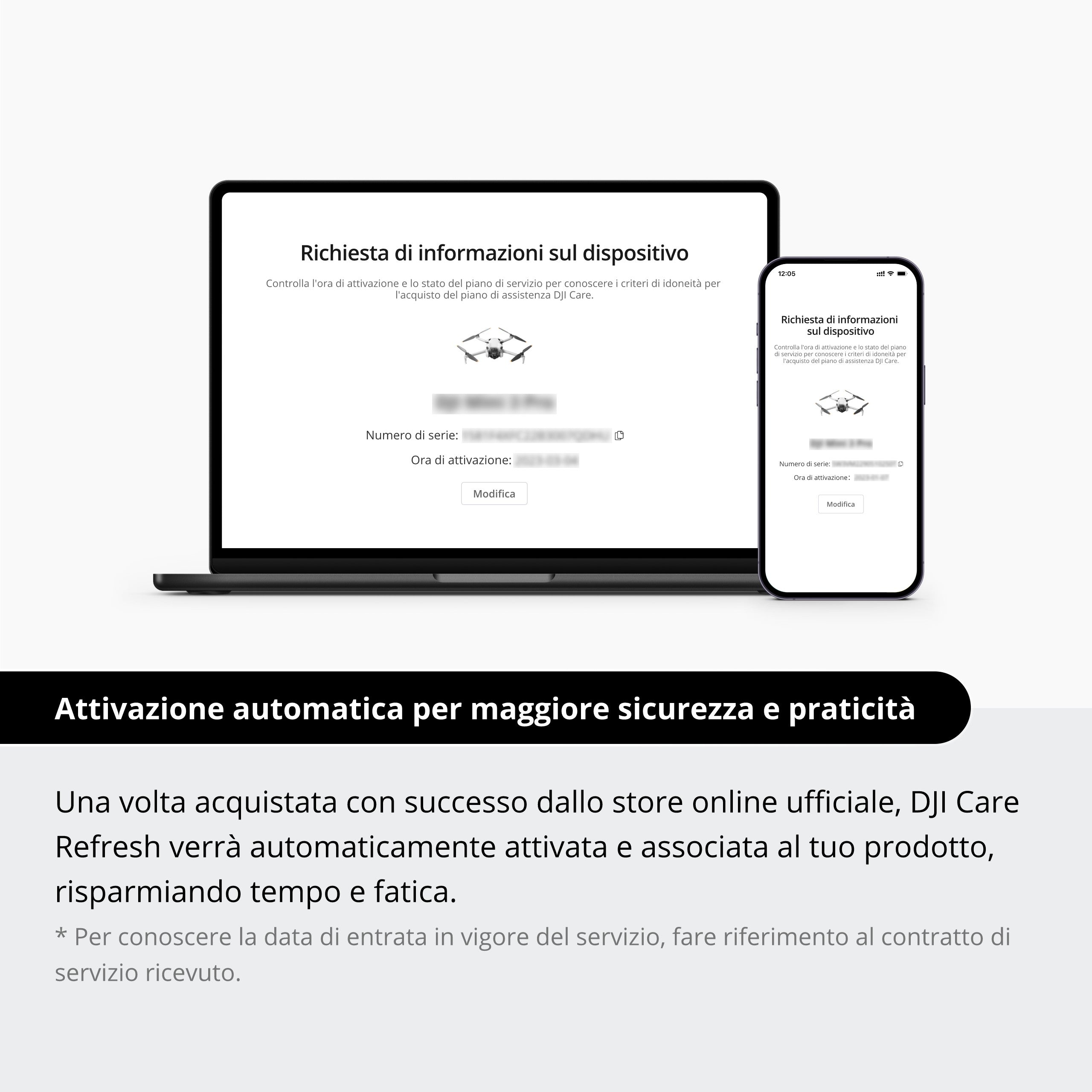 DJI MAVIC 4 PRO DJI VIRTUAL CARE REFRESH - 2 ANNI