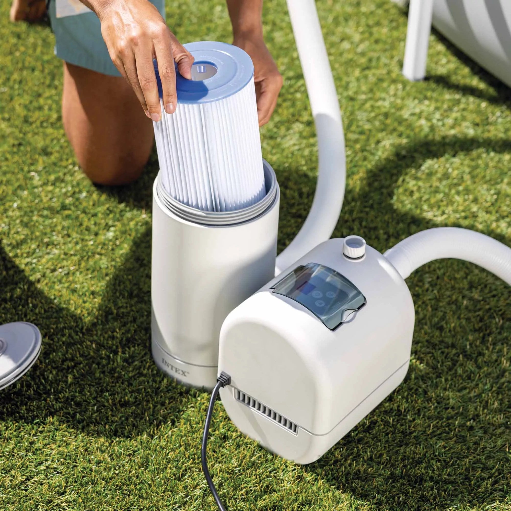 Intex Pompa Filtro a Cartuccia Krystal Clear 9463 L/h – Alta Capacità – Mod. 26634