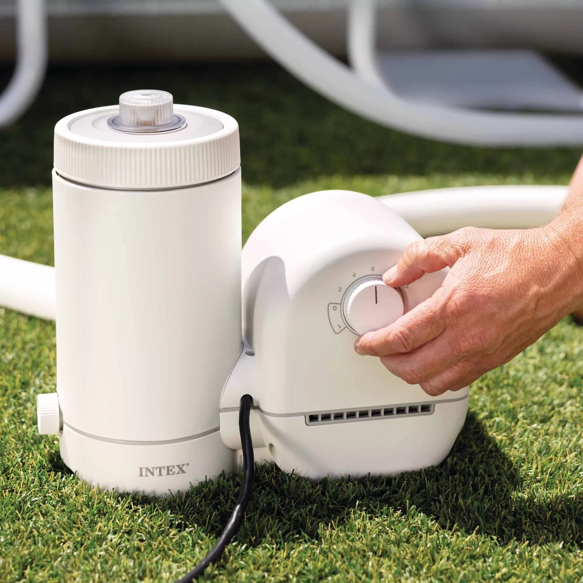 Intex Pompa Filtro a Cartuccia Krystal Clear 5678L/h – Alta Capacità – Mod. 26636