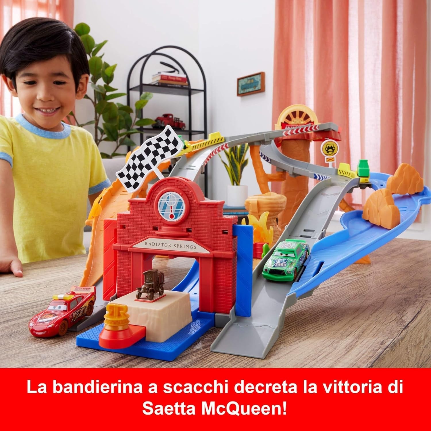 Mattel CARS - Sfreccia e Soccorri Circuito per Soccorso Stradale - JFL57