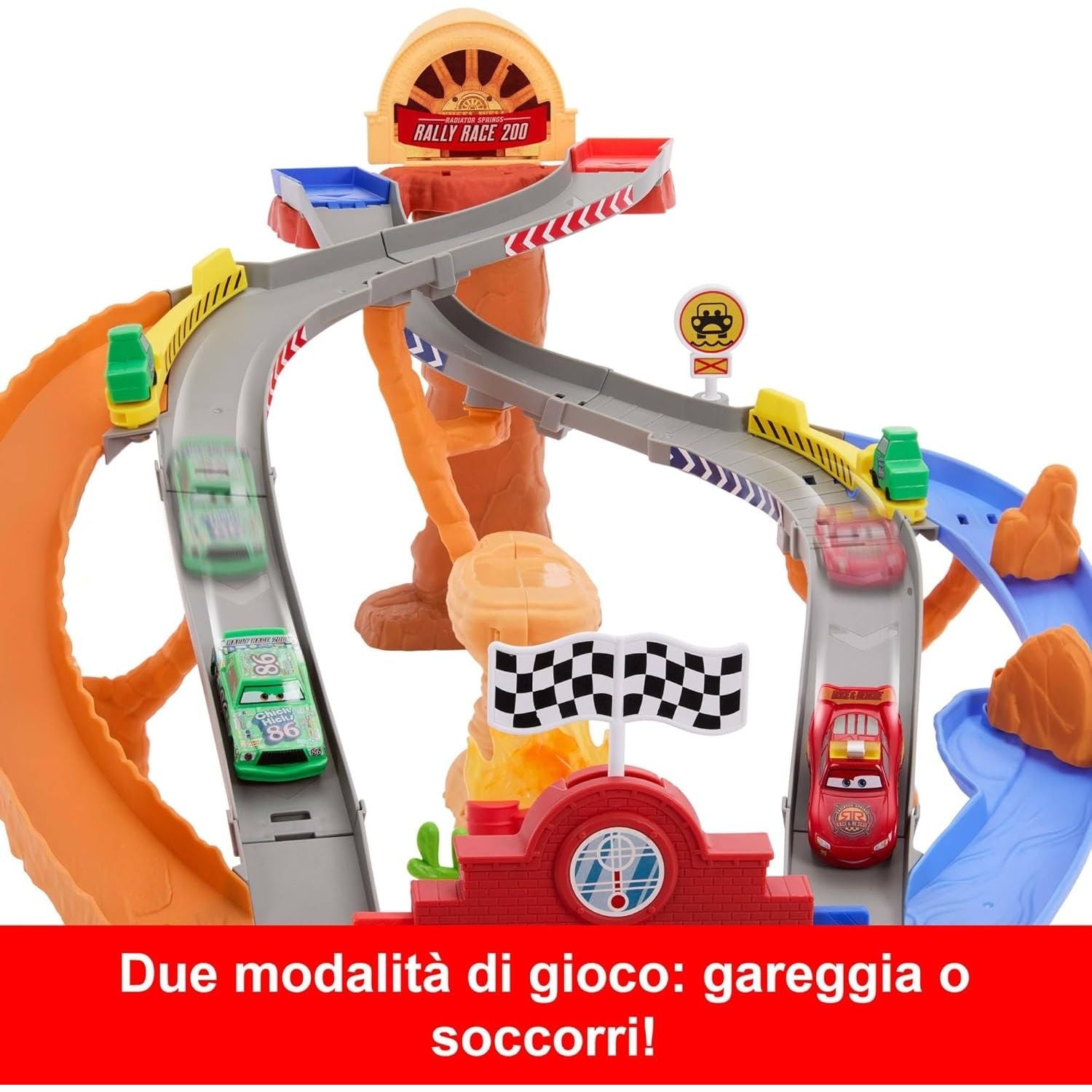Mattel CARS - Sfreccia e Soccorri Circuito per Soccorso Stradale - JFL57