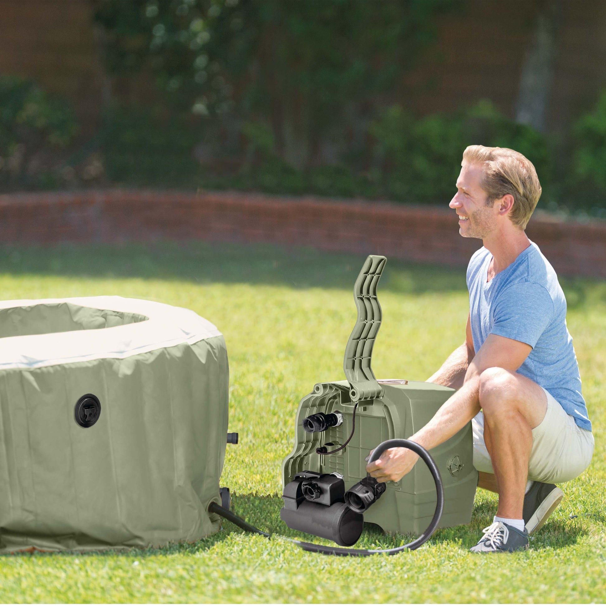 Intex 28428 PureSpa Bubble Massage Spa Idromassaggio 6 Posti