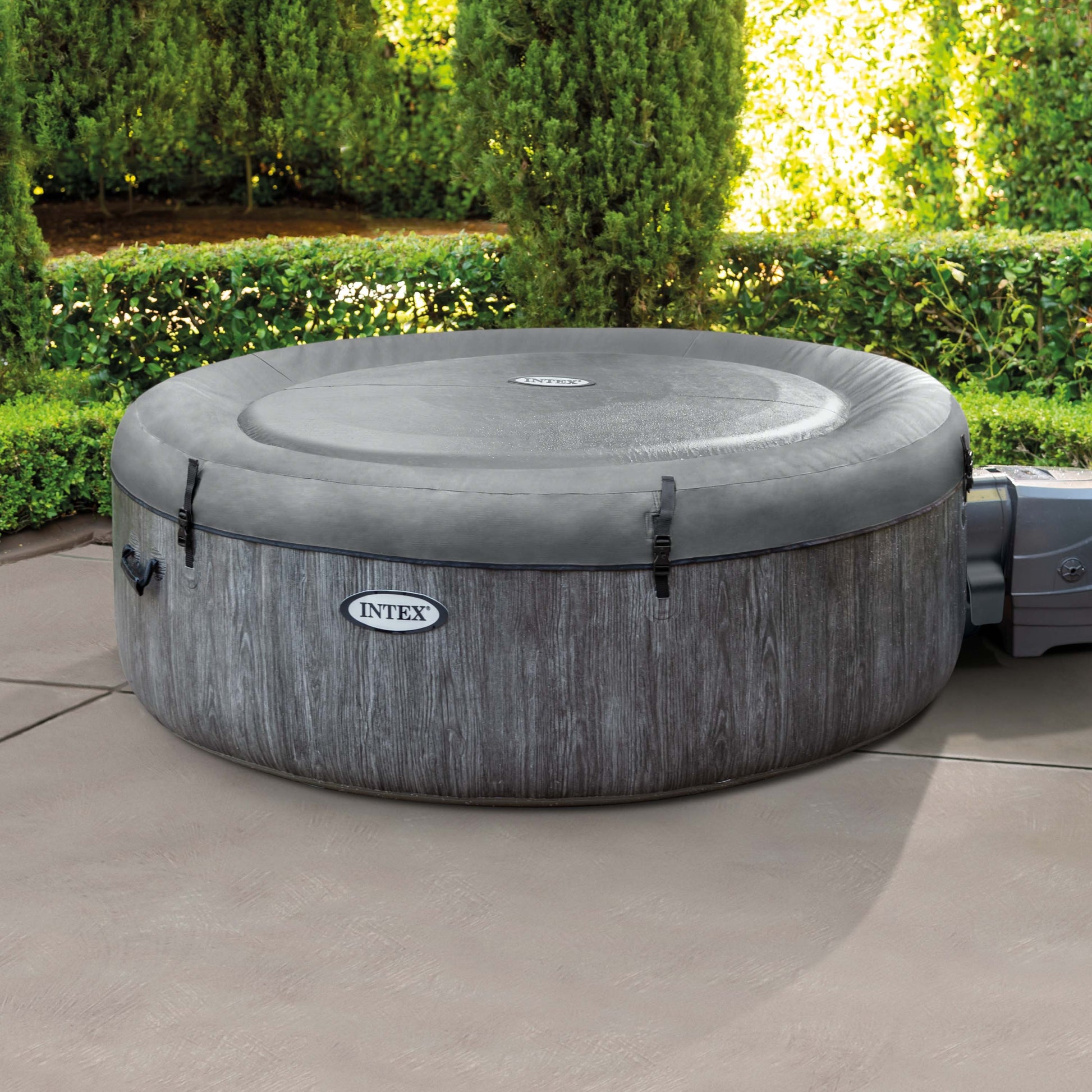 Intex 28440NP PureSpa Greywood Deluxe Spa Idromassaggio 4 Posti