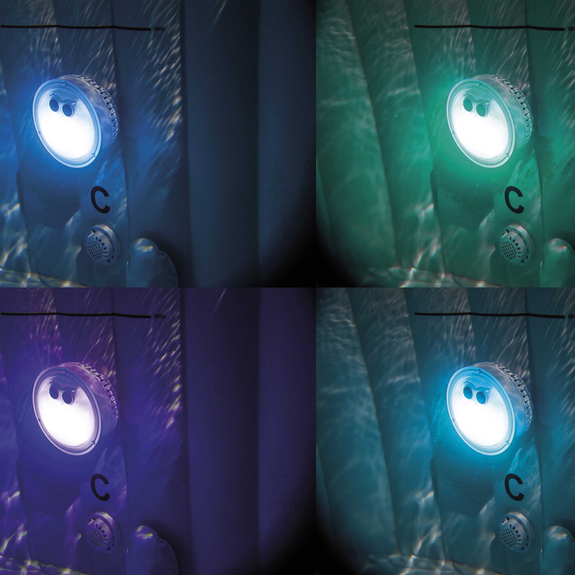 Intex 28440NP PureSpa Greywood Deluxe Spa Idromassaggio 4 Posti