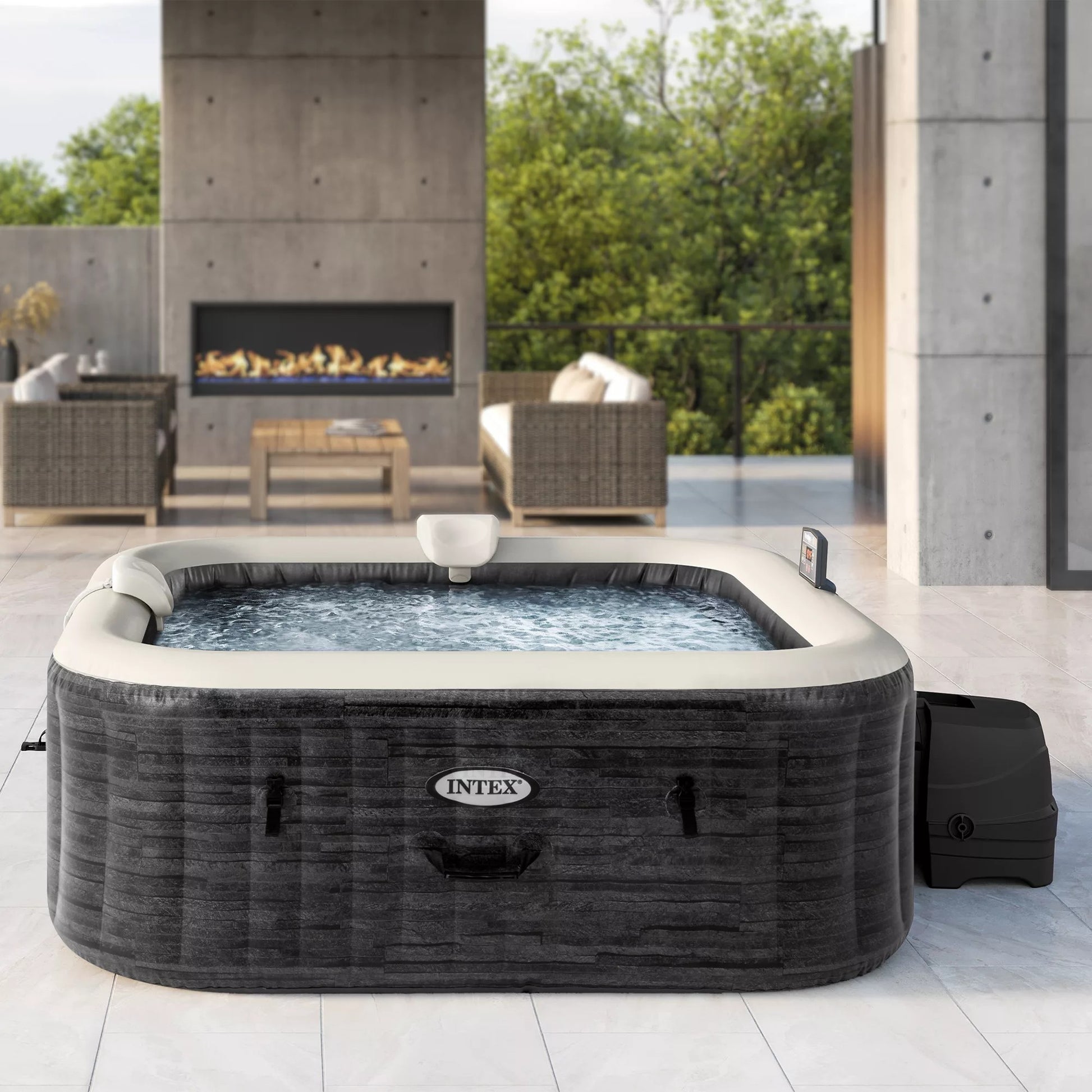 Intex 28452 PureSpa Greystone Deluxe Spa Idromassaggio 6 Posti