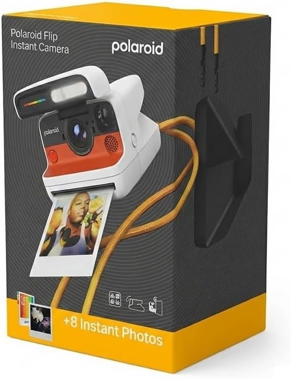 Polaroid FLIP Bundle Film Color White (8 foto a colori incluse) GARANZIA 2 ANNI UFFICIALE NITAL ITALIA