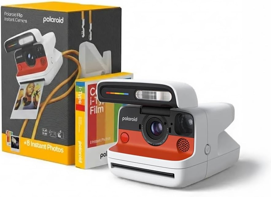 Polaroid FLIP Bundle Film Color White (8 foto a colori incluse) GARANZIA 2 ANNI UFFICIALE NITAL ITALIA