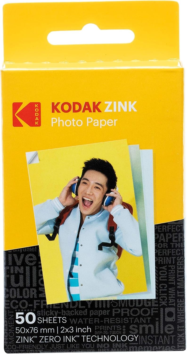 KODAK ZINK 2X3 PAPER 50 SCATTI 50x76mm