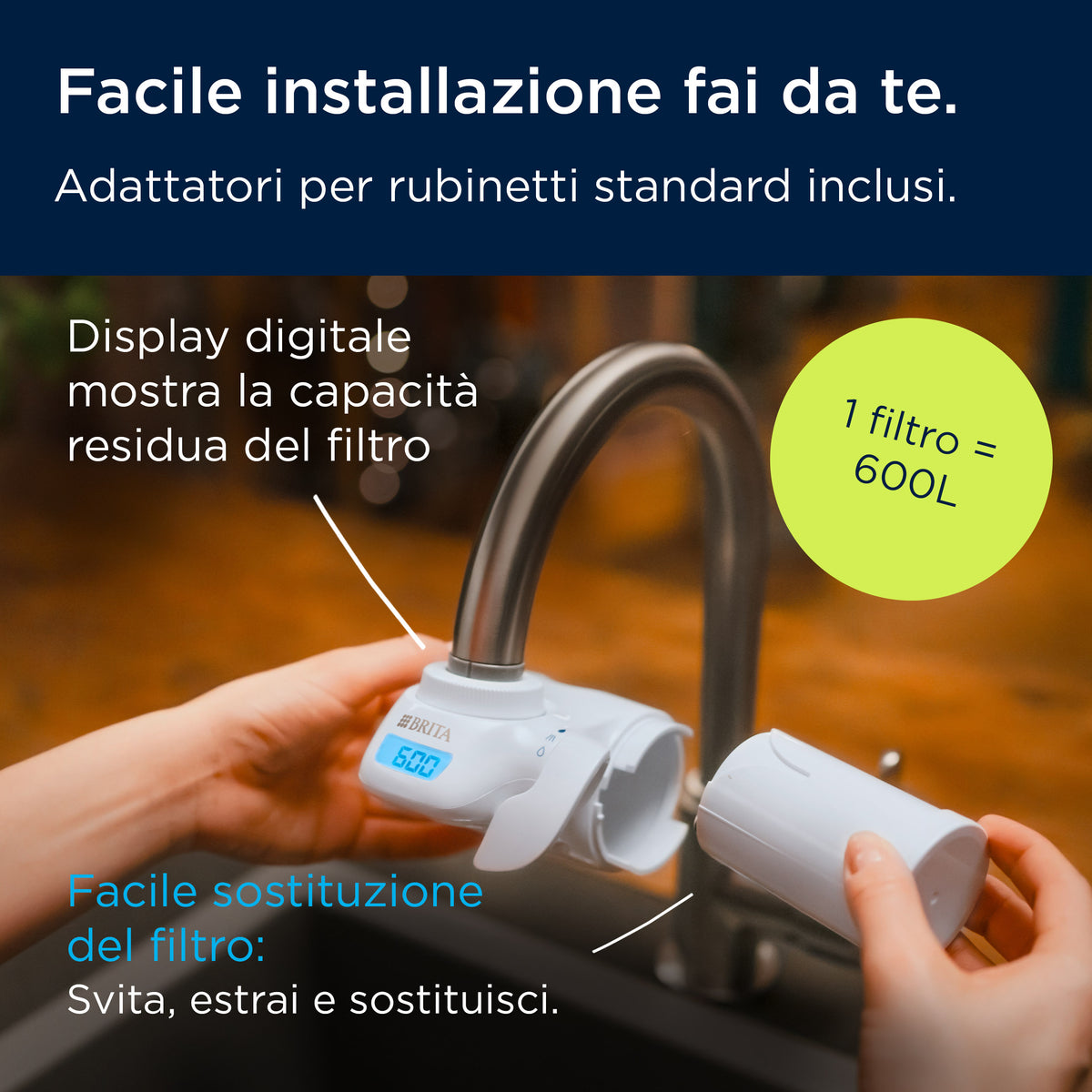Brita Filtro di Ricambio Per Sistema On Tap V-MF (Confezione da 1)