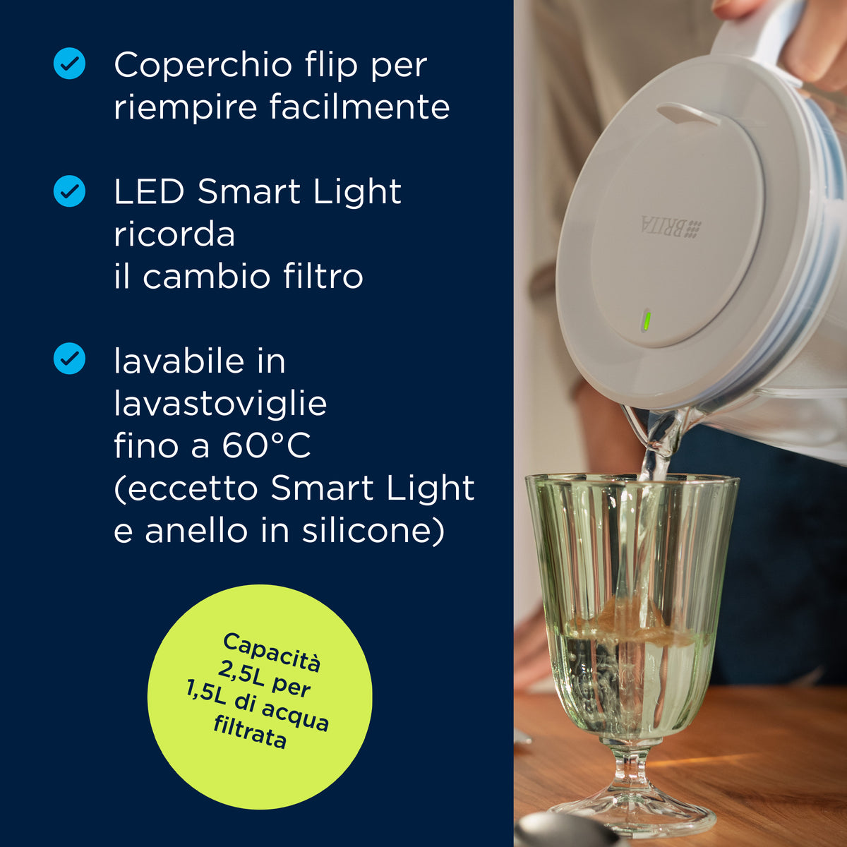 Brita Caraffa in Vetro Light Blue (2.5L) MAXTRA PRO All-in-1