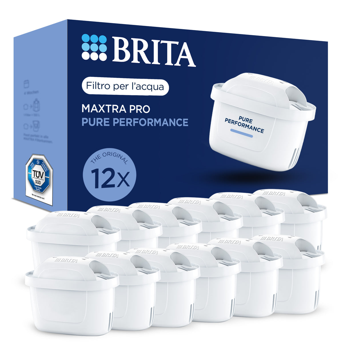 BRITA Filtro per acqua originale MAXTRA PRO PURE PERFORMANCE (ex All-in-1)