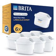 Brita Filtri MAXTRA PRO Limescale Expert, Cartucce per Caraffe Filtranti (Confezione da 6)
