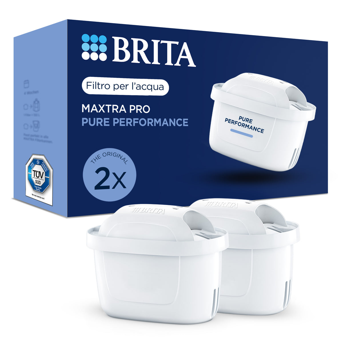 BRITA Filtro per acqua originale MAXTRA PRO PURE PERFORMANCE (ex All-in-1)
