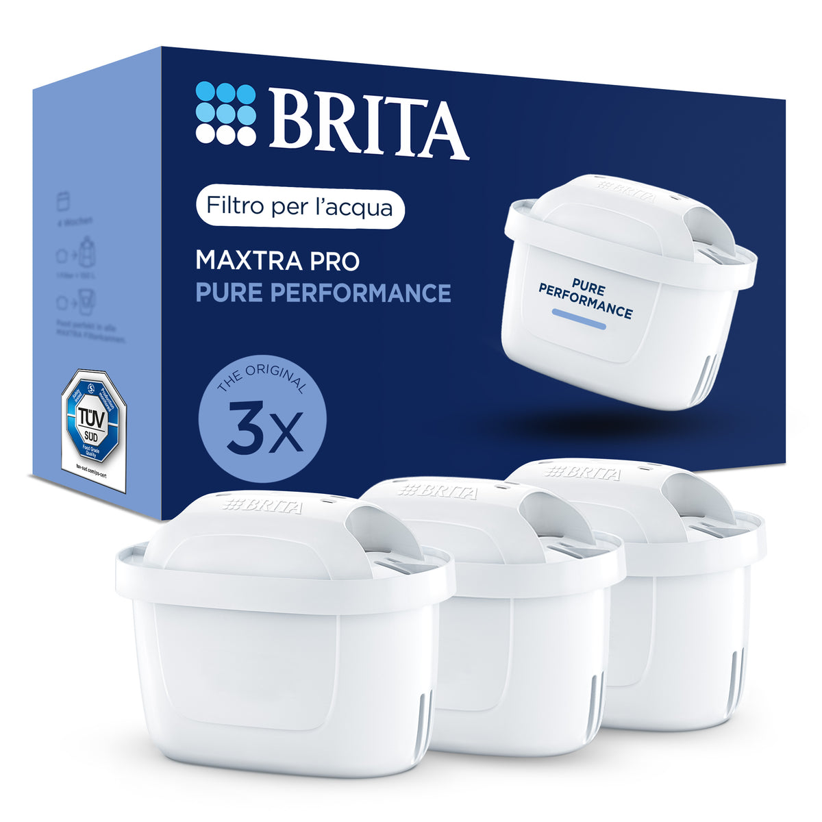 BRITA Filtro per acqua originale MAXTRA PRO PURE PERFORMANCE (ex All-in-1)