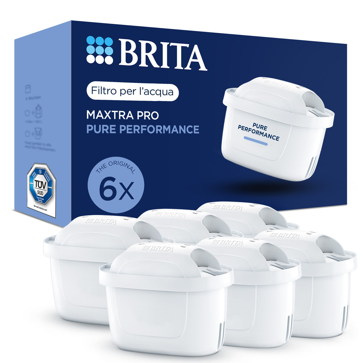 BRITA Filtro per acqua originale MAXTRA PRO PURE PERFORMANCE (ex All-in-1)