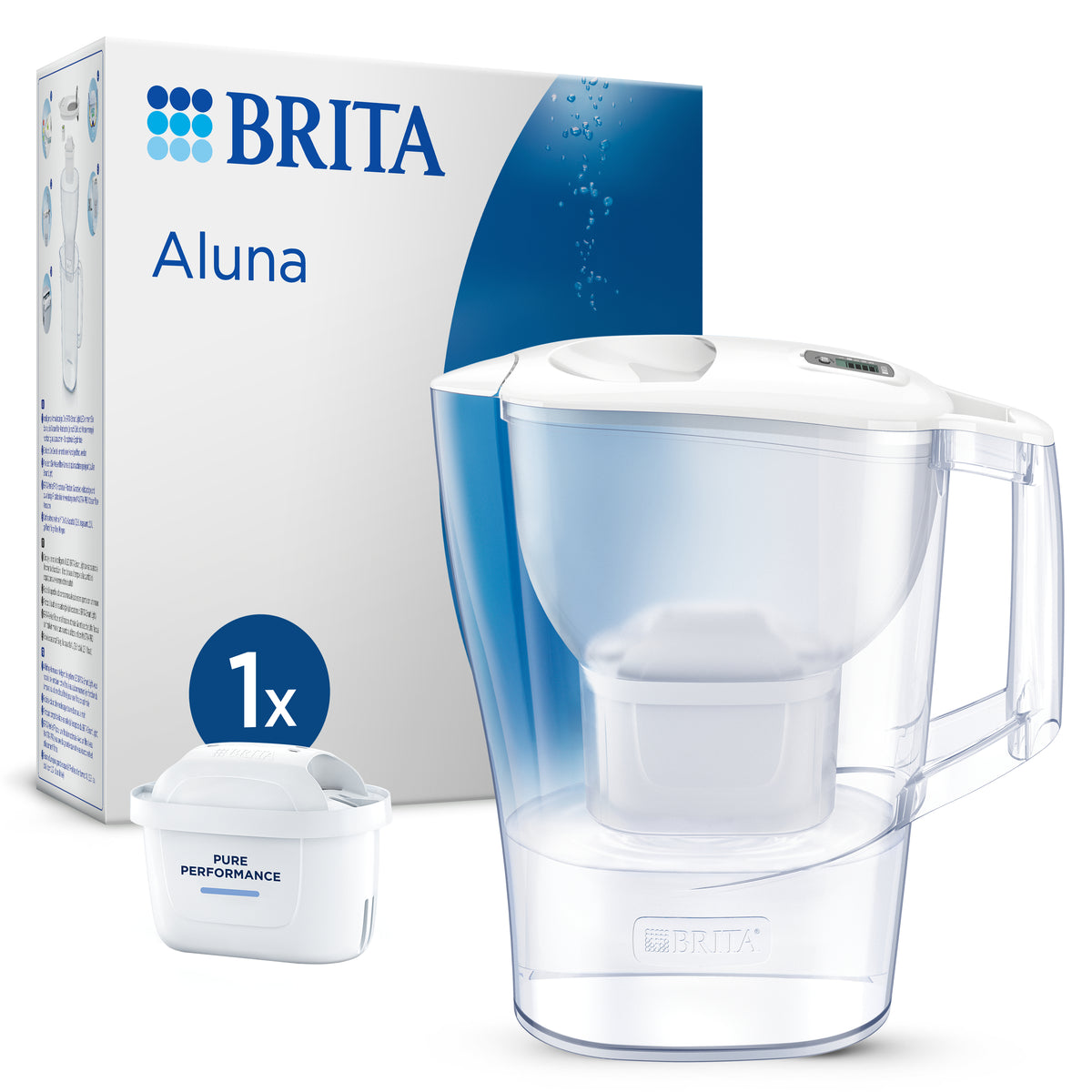 Brita Caraffa filtrante Aluna White (2.4L) incl. 1 x filtro MAXTRA PRO All-in-1