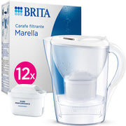 Brita Marella Caraffa Filtrante per Acqua incl. 12x filtri MAXTRA PRO All-in-1