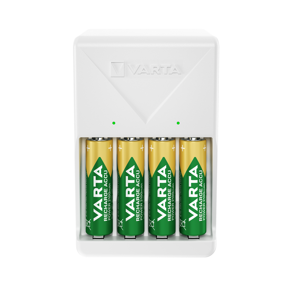 VARTA Plug Charger + 4 Batterie AA 2100 mAh 56706