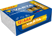 VARTA Pile Longlife AAA LR03 1,5V – Cube Pack 12 Pezzi