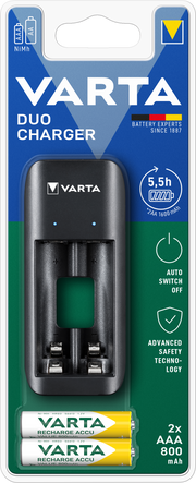 VARTA Value USB Duo Charger USB-C + 2 Batterie AAA 800mAh