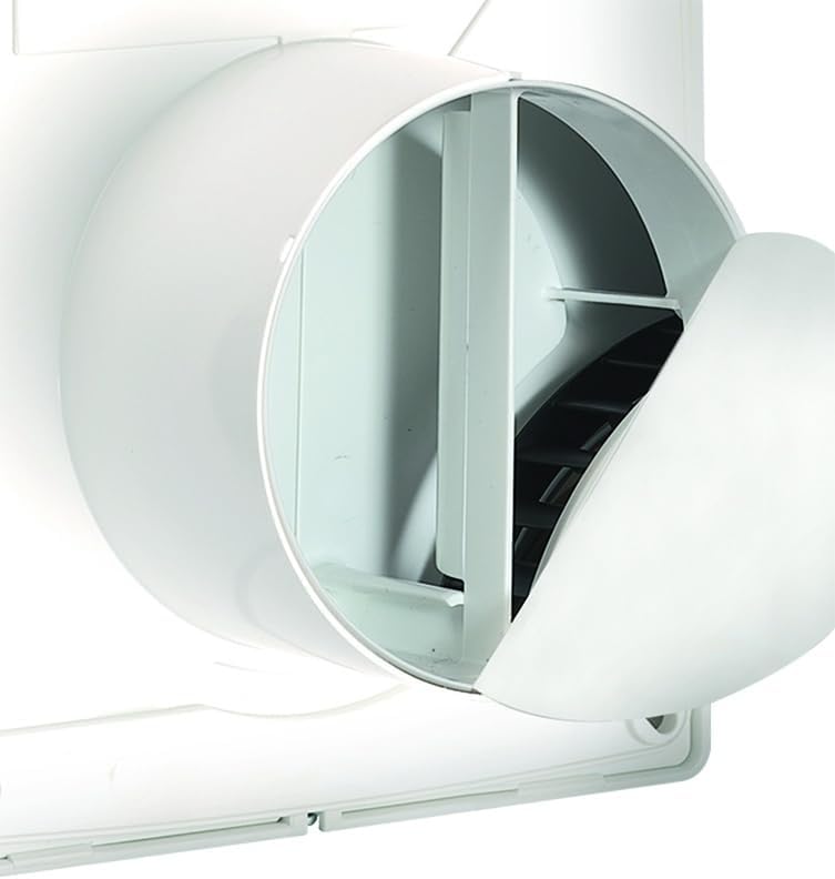 Vortice MFO 120/5" T – Aspiratore da muro Ø120 mm con timer integrato