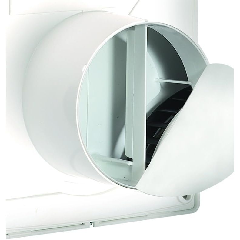 Vortice MFO 100/4" T – Aspiratore da muro Ø100 mm con timer integrato