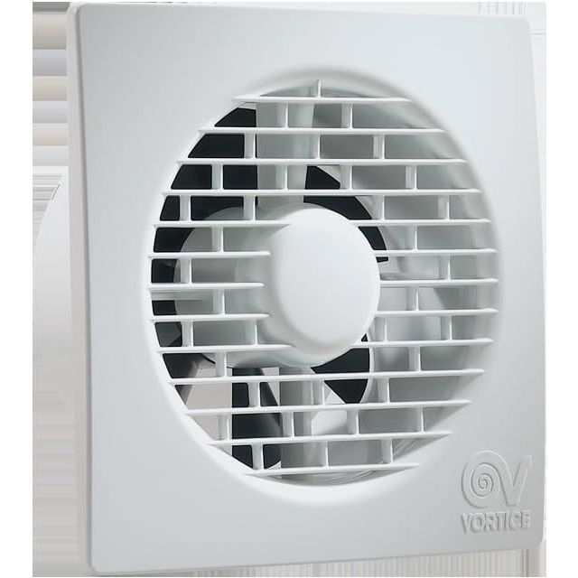 Vortice MF 90/3,5" – Aspiratore da muro compatto Ø90 mm con valvola anti-ritorno
