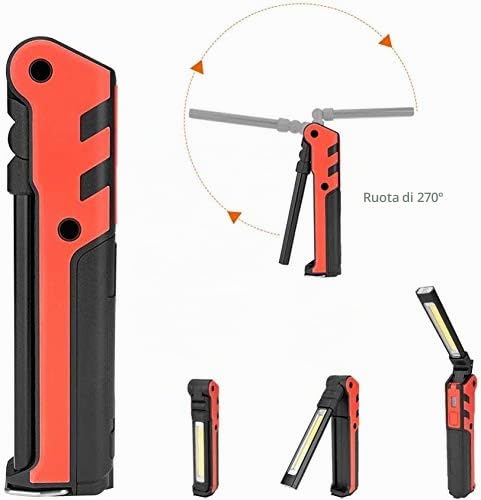 Velamp Lampada da lavoro Kubrik IR439 – Batteria 2.000 mAh 2