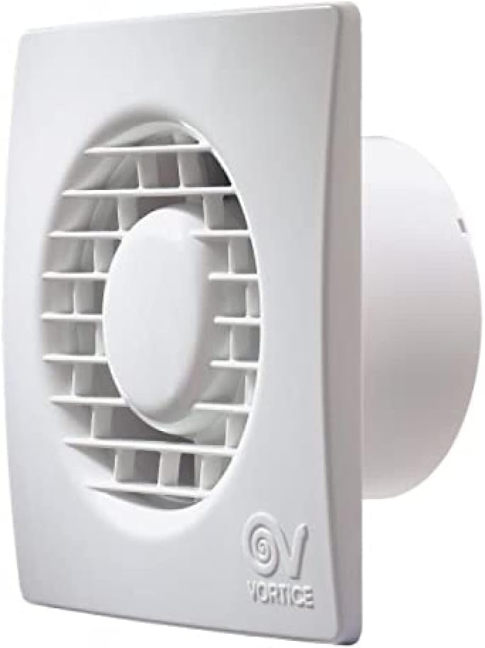 Vortice MF 90/3,5" – Aspiratore da muro compatto Ø90 mm con valvola anti-ritorno