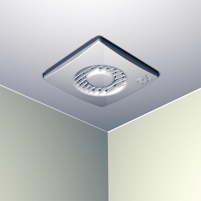 Vortice MF 90/3,5" – Aspiratore da muro compatto Ø90 mm con valvola anti-ritorno