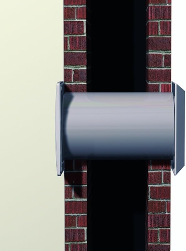Vortice MF 90/3,5" – Aspiratore da muro compatto Ø90 mm con valvola anti-ritorno