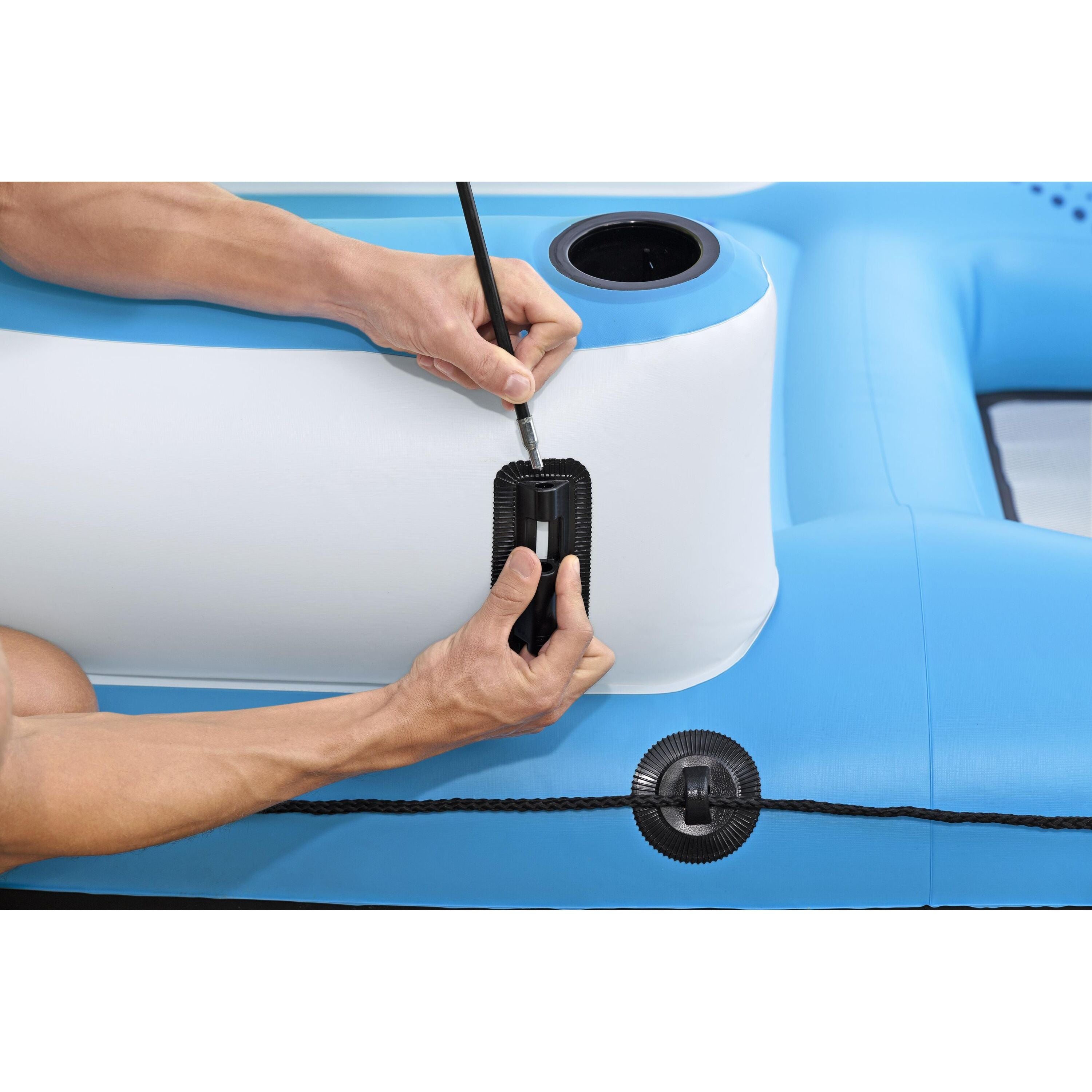 Bestway Hydro Force Summer Oasis Island 43645 – Isola galleggiante 4 posti con parasole