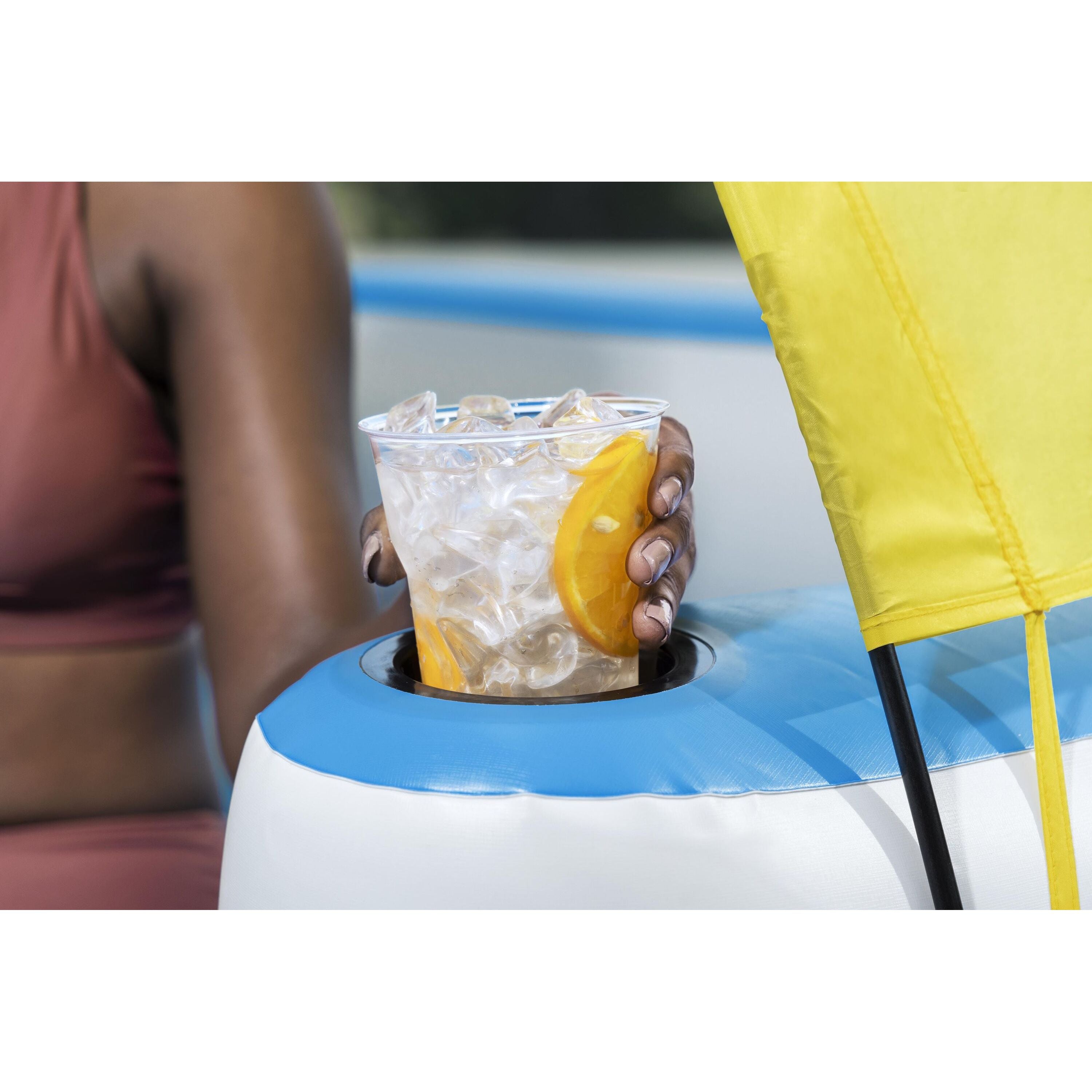 Bestway Hydro Force Summer Oasis Island 43645 – Isola galleggiante 4 posti con parasole