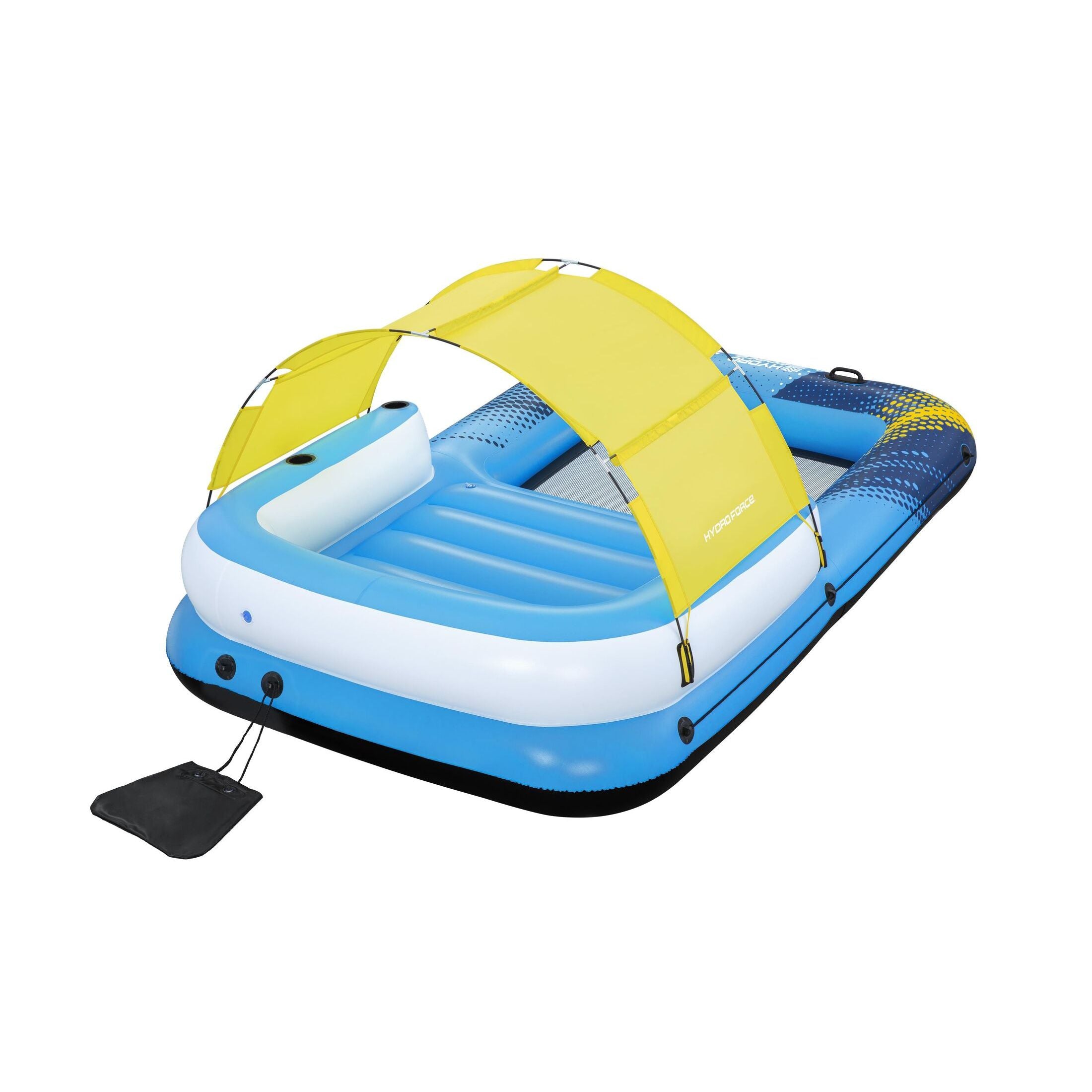 Bestway Hydro Force Summer Oasis Island 43645 – Isola galleggiante 4 posti con parasole