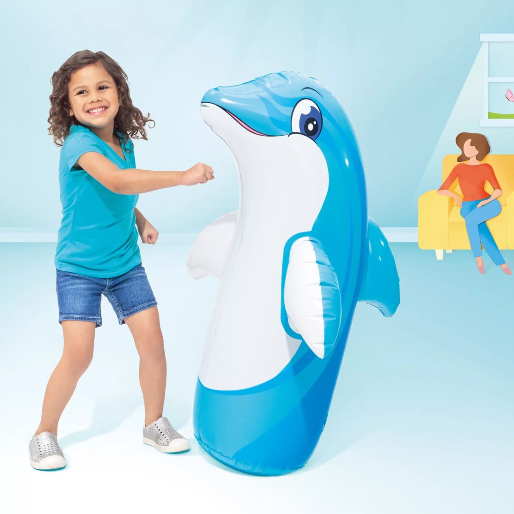 Intex Animaletto Gonfiabile Sempreinpiedi – Gioco Estivo
