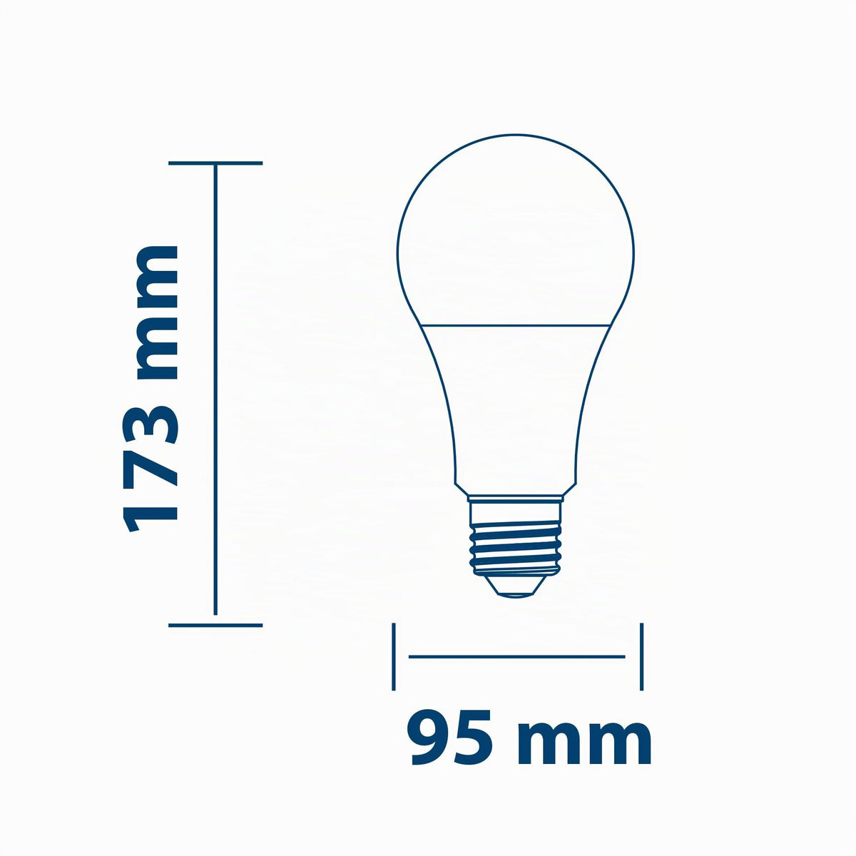 Velamp Lampadina LED A95 LB221S-65K 20W – 2.500 lm, attacco E27 4