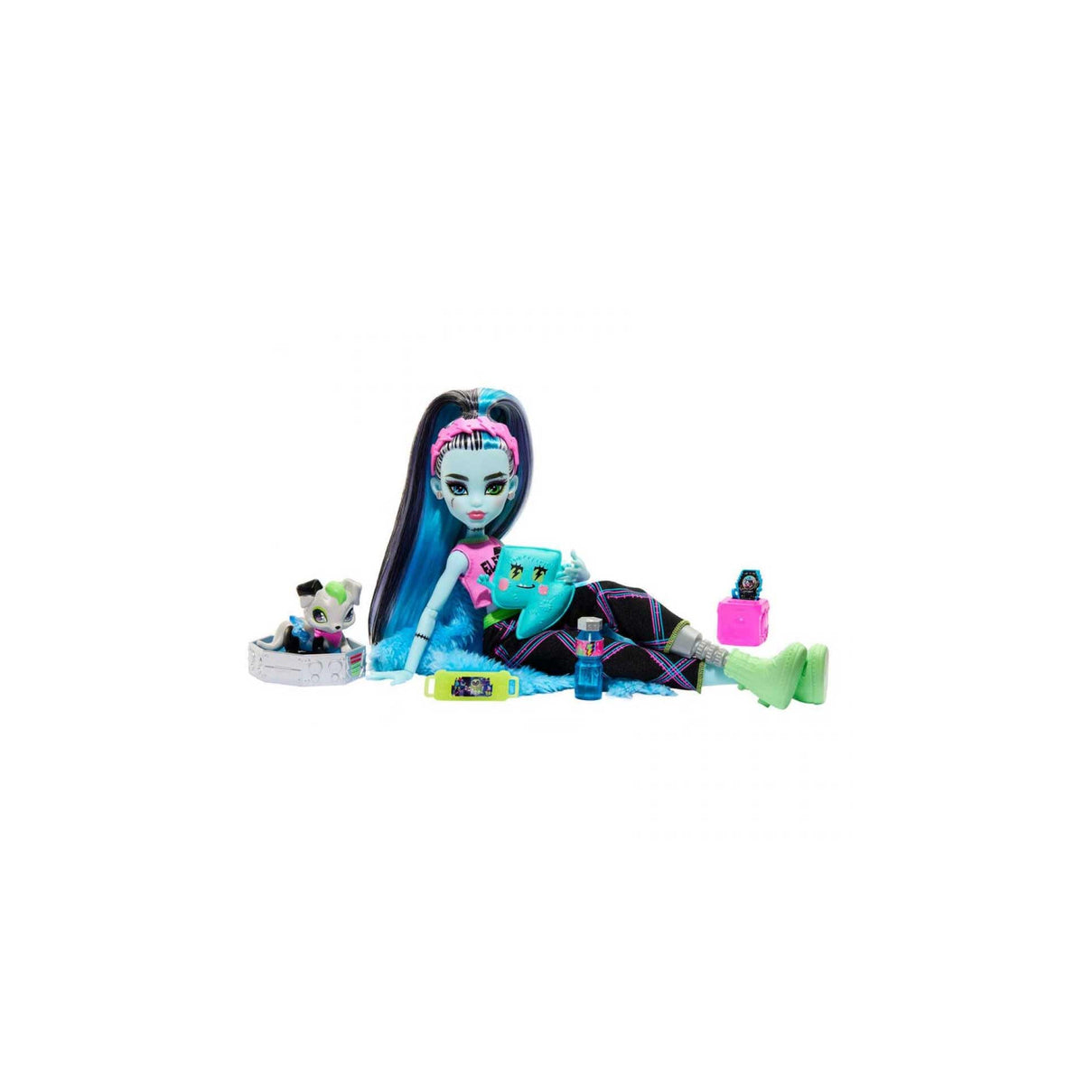 Monster High Frankie Stein, bambola Creepover Party 4