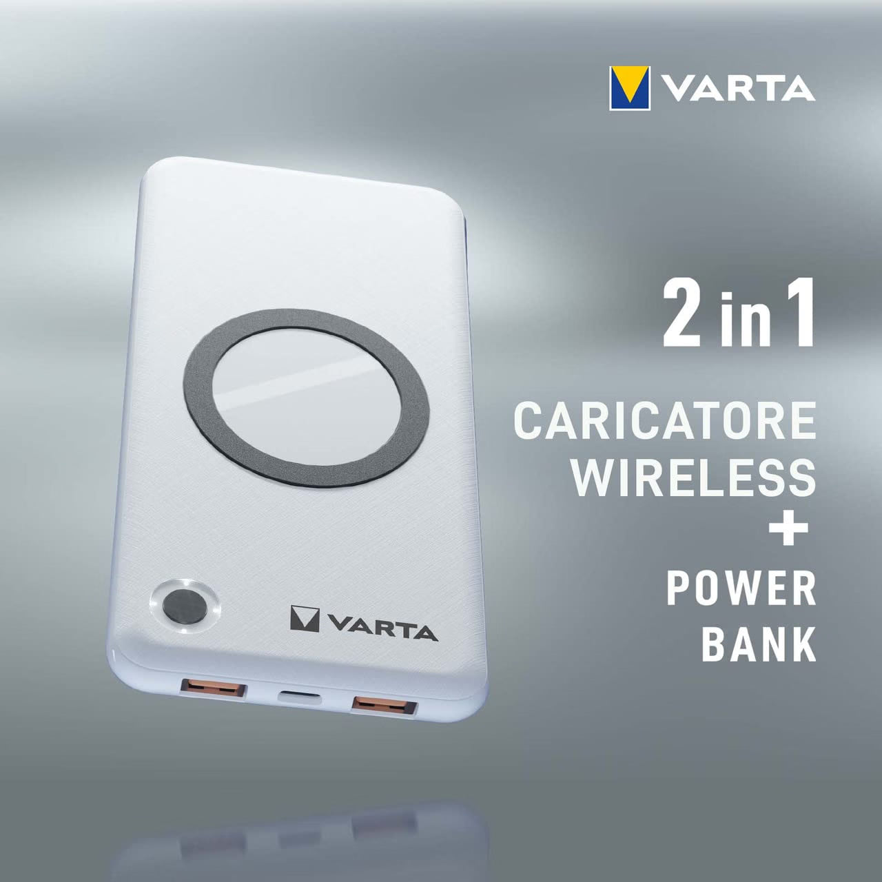 VARTA PowerBank Wireless Qi USB-C PD