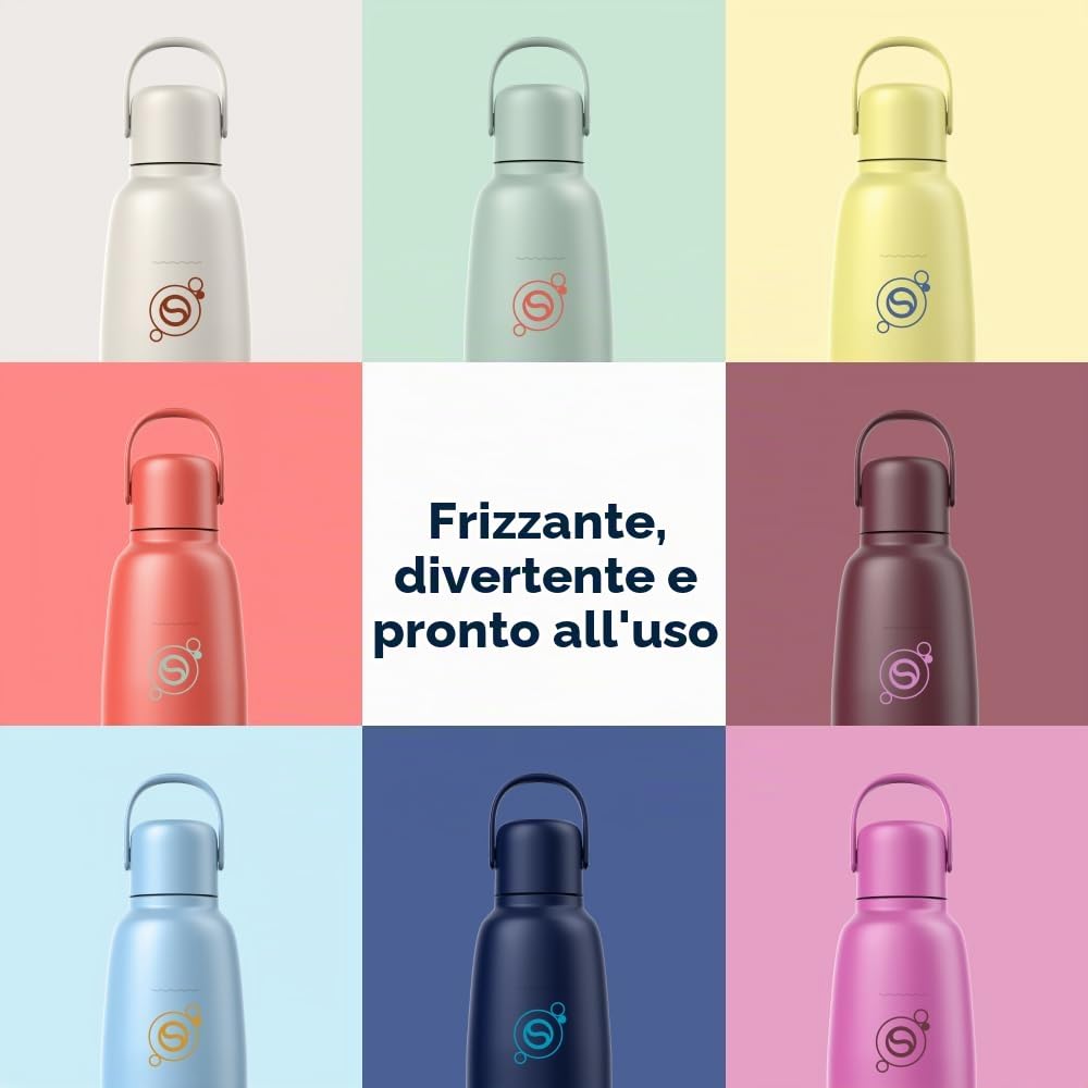 Sodastream Borraccia termica Fizz & Go 0,9 L – Acciaio inox 9