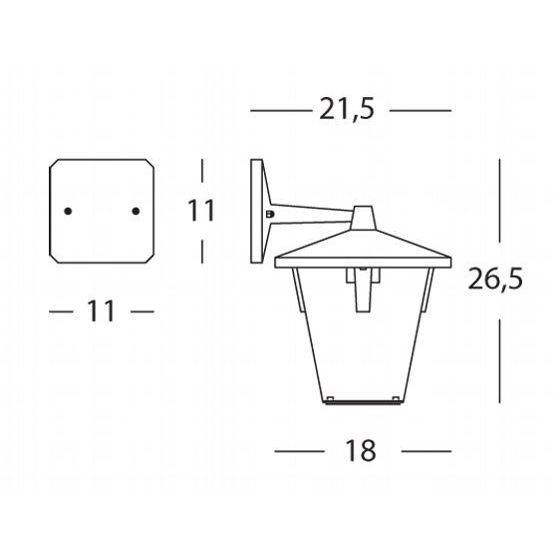 Sovil APPLIQUE IN BASSO E27