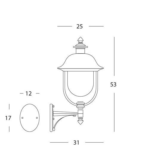 Sovil APPLIQUE IN ALTO E27