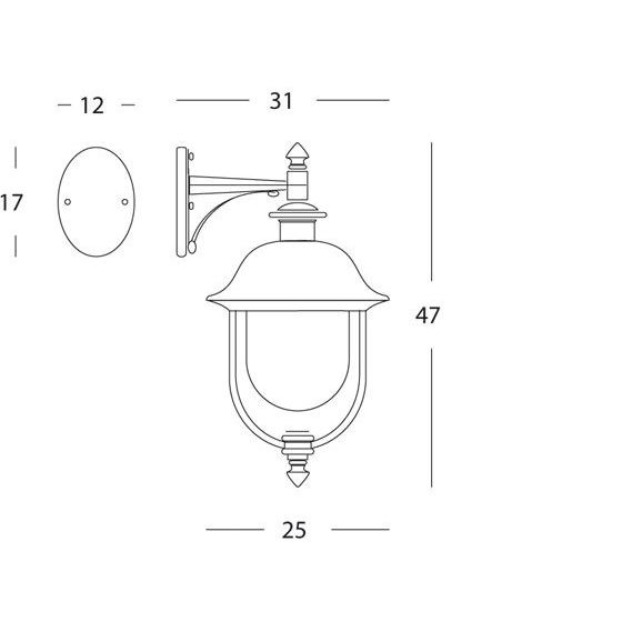 Sovil APPLIQUE IN BASSO E27