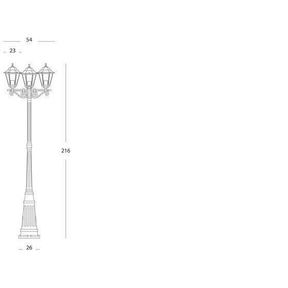 Sovil PALO ALTO TRE LUCI E27