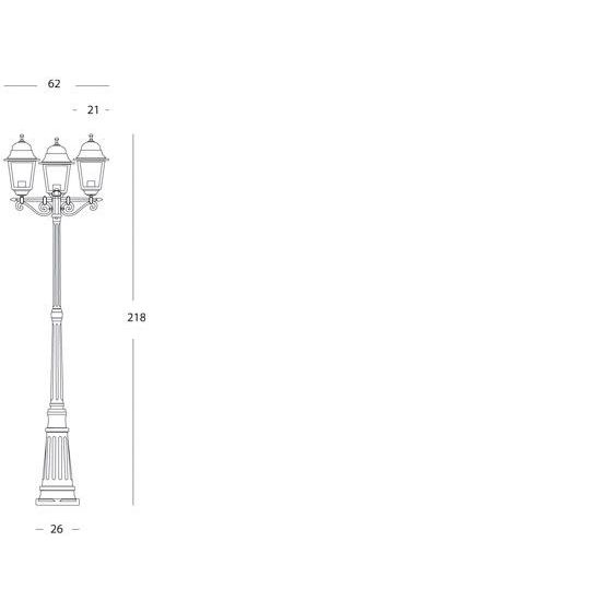 Sovil PALO ALTO TRE LUCI E27