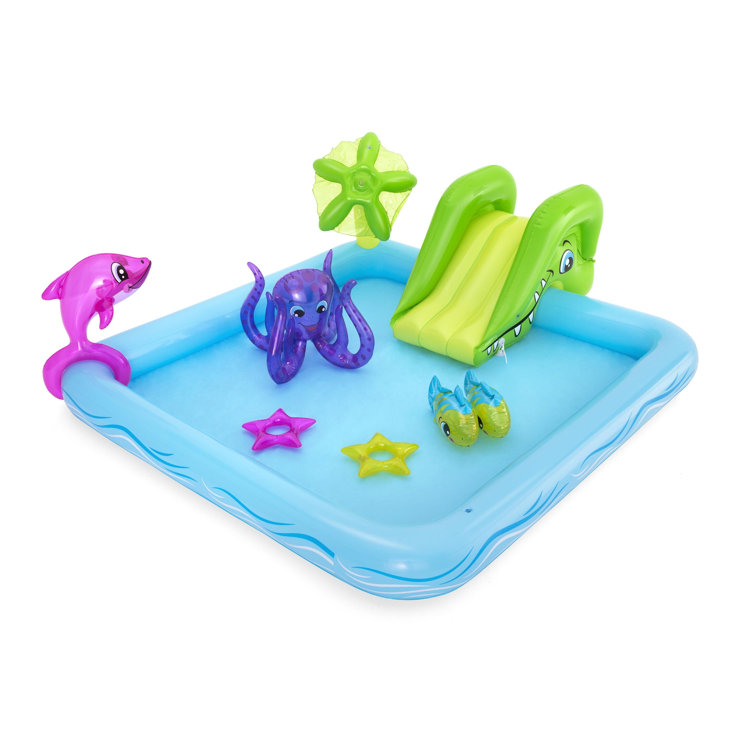 Bestway 53052 Play Center Acquario Fantastico Con Spruzzi Cm. 239X206X86