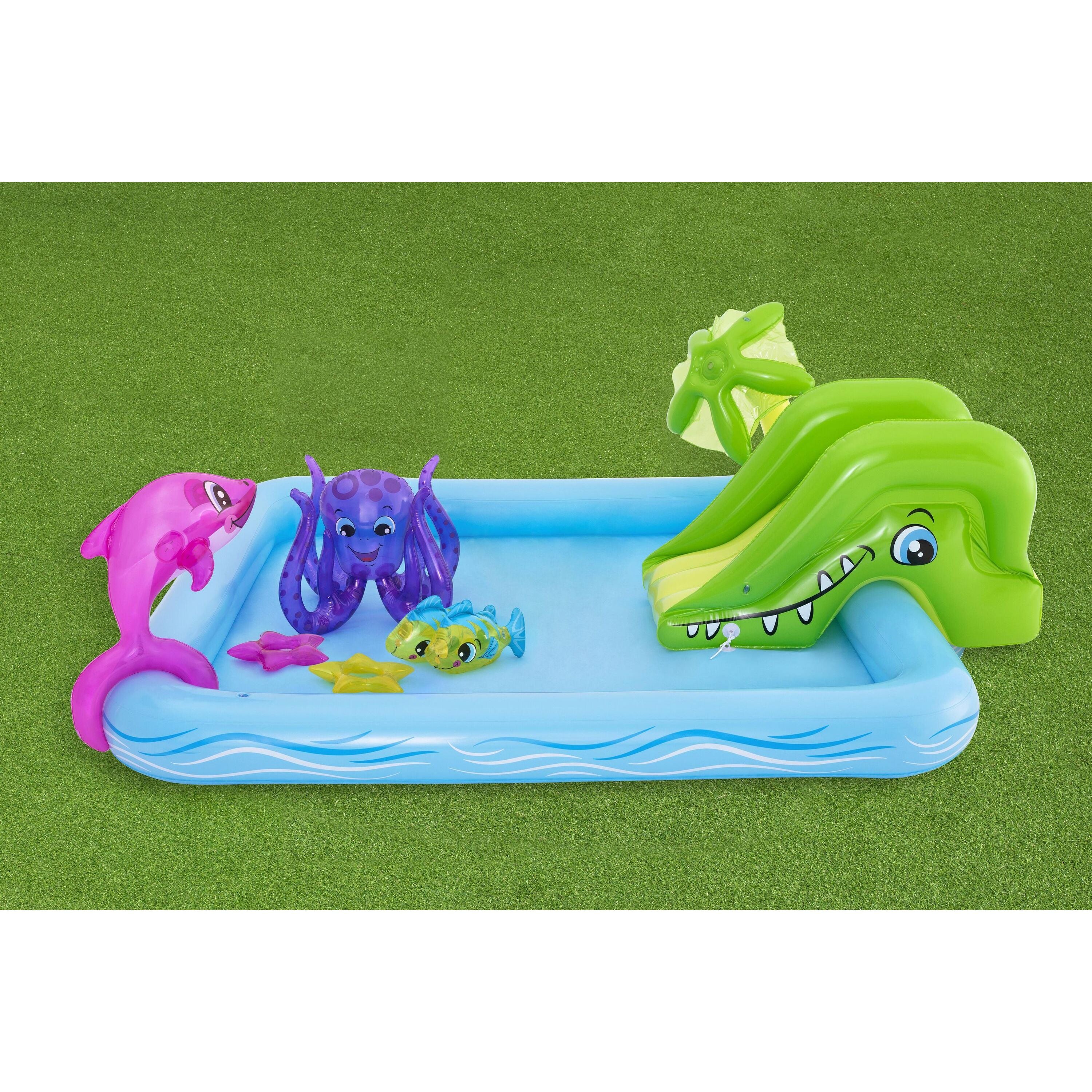 Bestway 53052 Play Center Acquario Fantastico Con Spruzzi Cm. 239X206X86