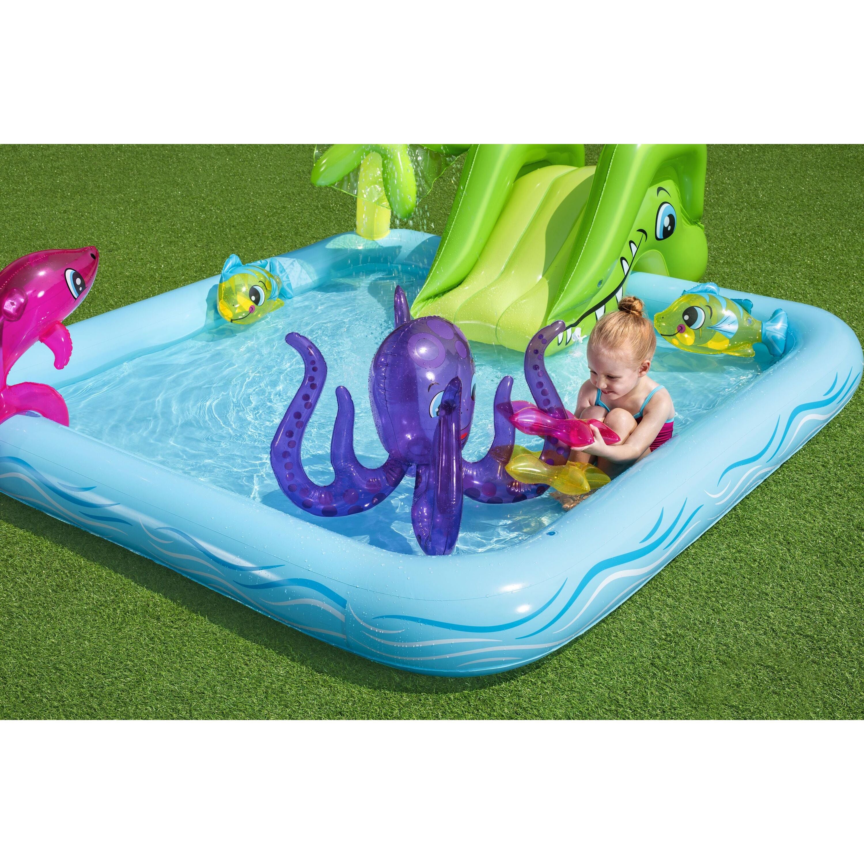 Bestway 53052 Play Center Acquario Fantastico Con Spruzzi Cm. 239X206X86